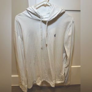 Men’s Polo Ralph Lauren Hoodie Shirt/White/Large